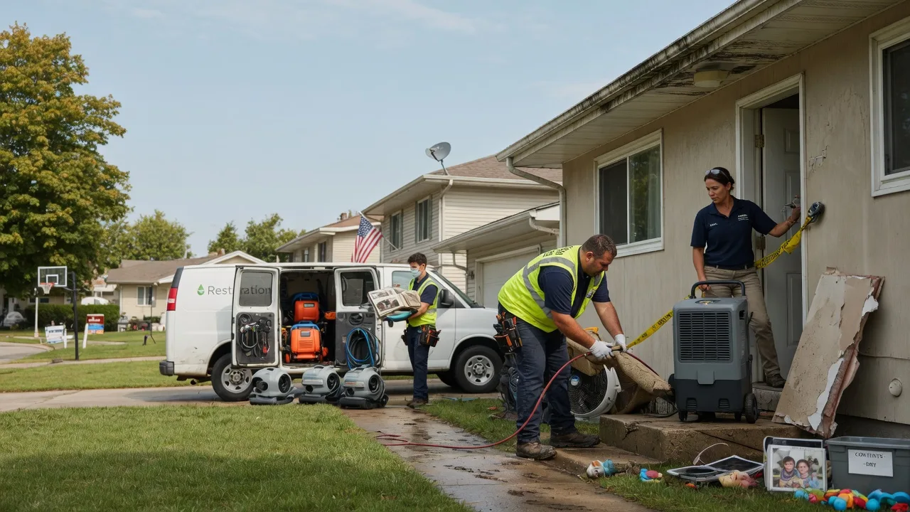 Water Damage Restoration in Martinsville, OH near me